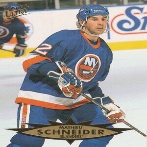 Mathieu Schneider - 1995 Fleer Corp Hockey Card